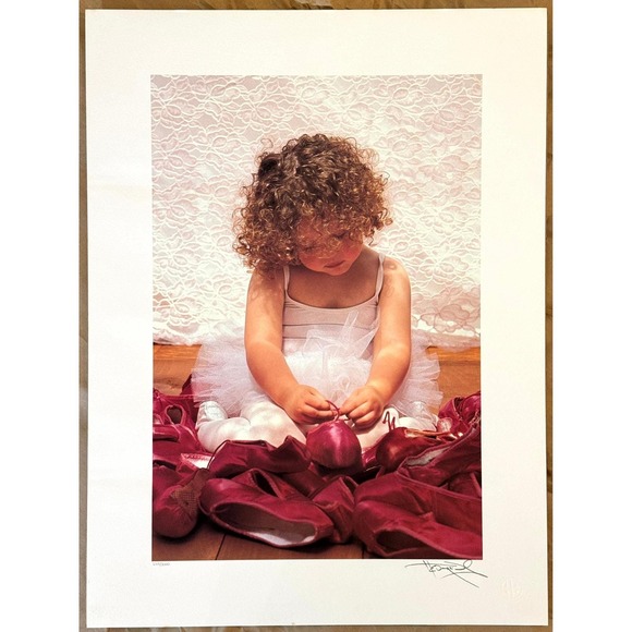 Harvey Edwards Other - Harvey Edwards First Recital Signed Ltd Ed 245/3000 COA 1994 Framed Ballet 18×24